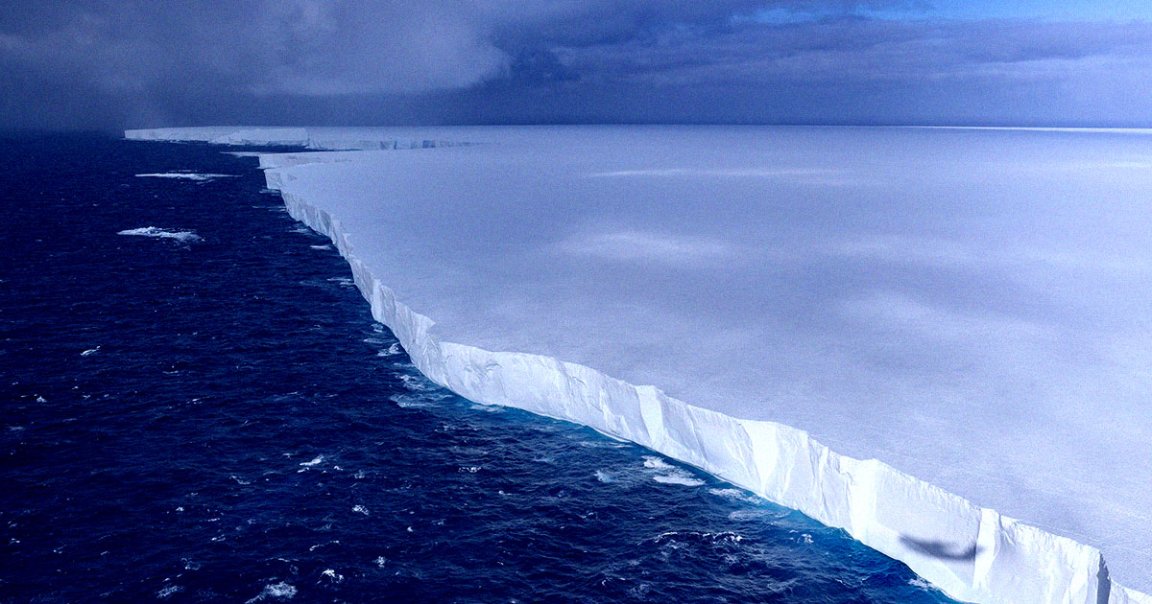 The world's largest iceberg, roughly four times the size of New York City, has run aground after crashing into a remote island.