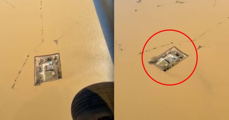 A man and his brother in western Tennessee deployed a clever system to save their family home from devastating river flood.