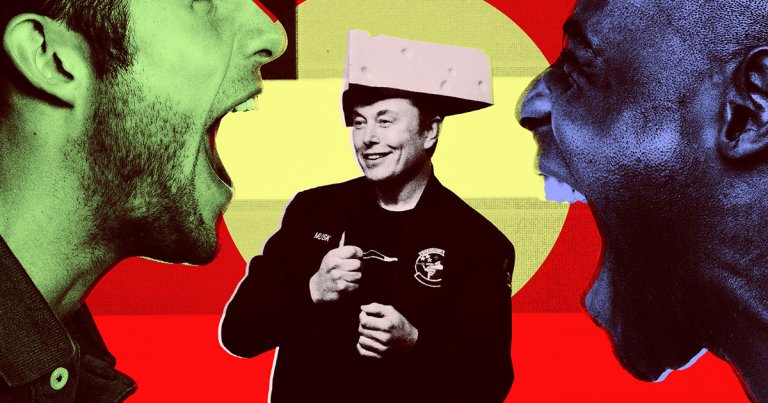 Amid his latest alleged election meddling initiative, unelected wrecker Elon Musk was heckled by the protesters he so detests. 