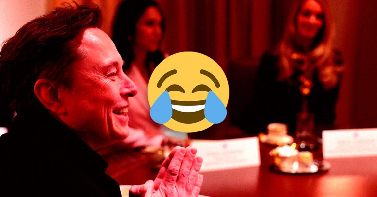According to Rolling Stone, Elon Musk has been reacting with laugh-crying emojis to reports of federal staffers' lives being upended.