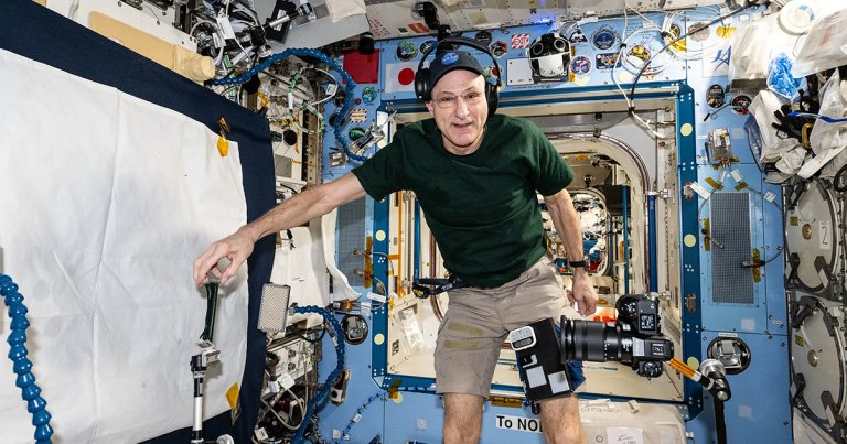 NASA's oldest full-time astronaut said that during his most recent trip to the space station, he didn't feel his age at all.