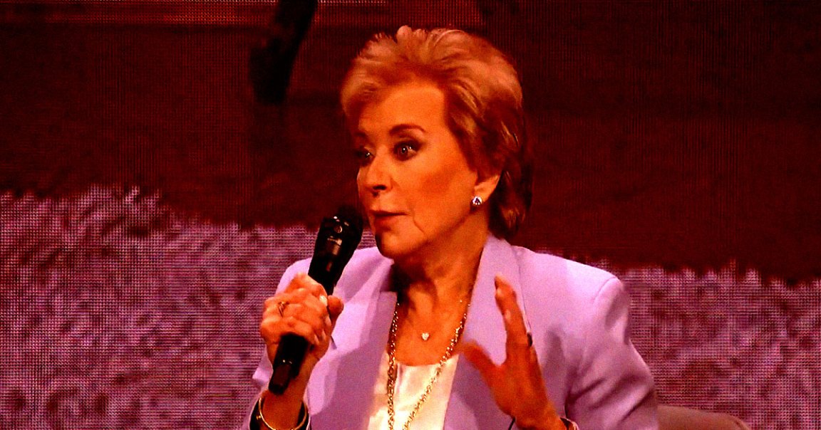 During an education summit, Trump's secretary of education Linda McMahon repeatedly pronounced "AI" as "A1."