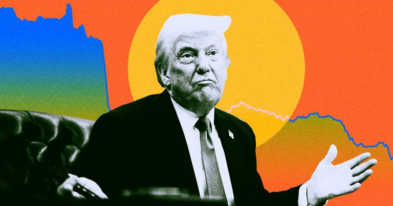 Donald Trump's eponymous meme coin is worth less than ever in the wake of his tariffs finally being launched.