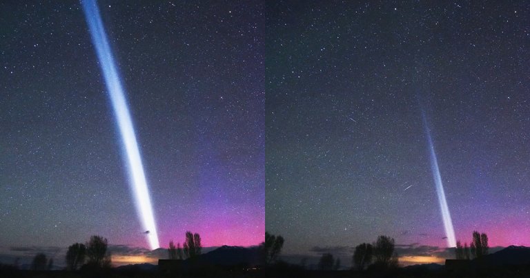 Across the American West, a massive glowing streak was seen in the skies — and an experimental rocket fuel seems to have been its source.