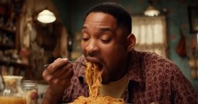 The Newest "Will Smith Eating Spaghetti" Video Includes AI-Generated
