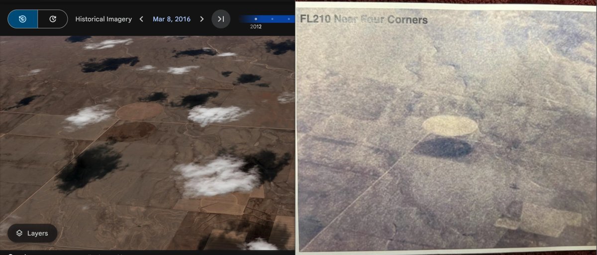 An image purportedly showing UFOs, according to Pentagon whistleblower Luis Elizondo.