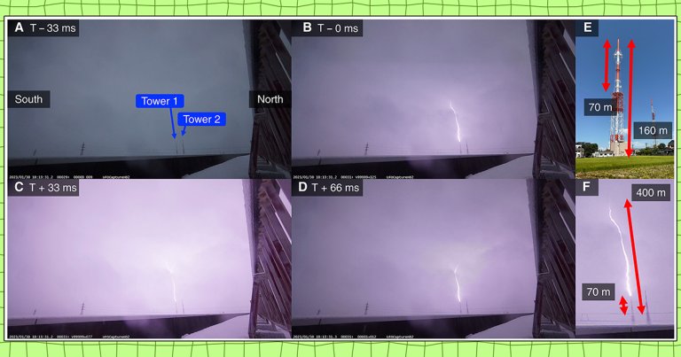 The unholy lightning collision unleashed a rarely witnessed blast of the most energetic radiation seen on Earth.
