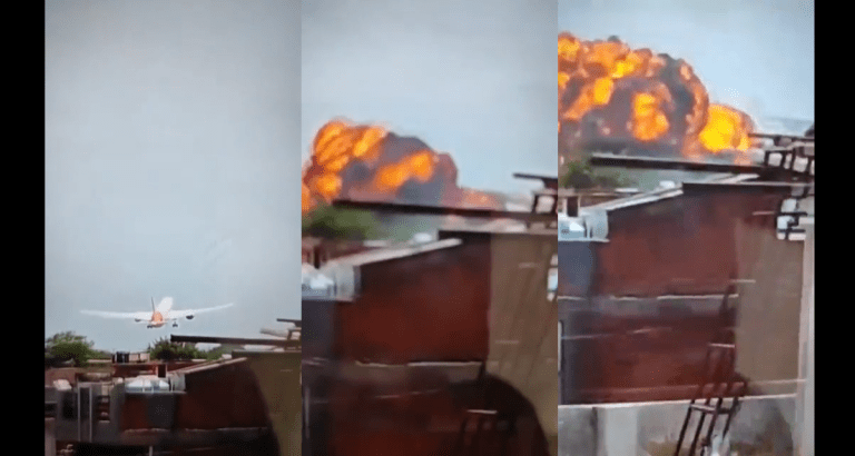 A Boeing Dreamliner 787 plane crashed into a residential neighborhood with 242 people aboard mere moments after taking off.