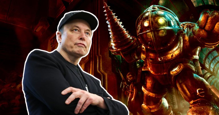 Musk took to his own social media platform, posting a "No Kings"-themed screenshot of the iconic horror video game "Bioshock."