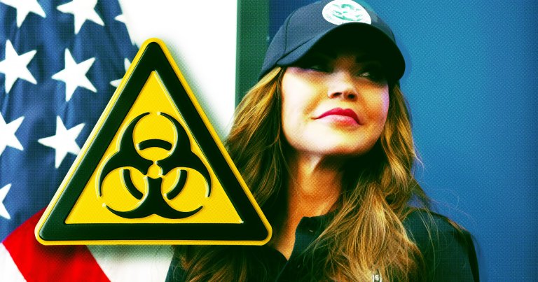 Kristi Noem, the head of Homeland Security, was rushed to the hospital for an allergic reaction a day after visiting a biohazard lab.