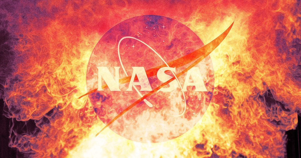Career NASA officials were seen looking mighty freaked out during a recent town hall event about the agency's dicy future.