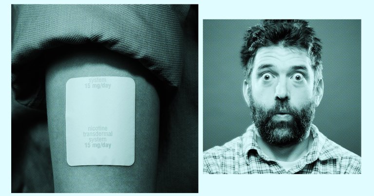 People who struggle with concentration can, according to some doctors, have a nicotine patch or piece of gum as a treat.