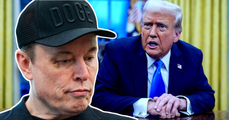 Billionaire Elon Musk's bromance with president Donald Trump has officially exploded into an ugly, spite-fuelled, mud-slinging grudge match.