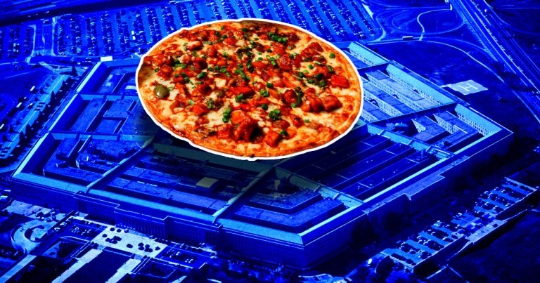 A flurry of activity at pizza delivery outlets near the Pentagon in Arlington, Virginia, is a surprisingly accurate predictor of war.