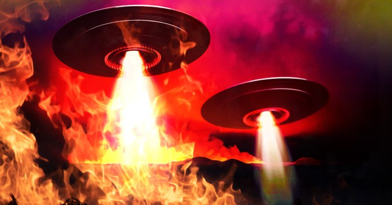 A large wildfire touched down earlier this week near Nevada's mysterious Area 51 Air Force base — and naturally, the rumor mill is churning.