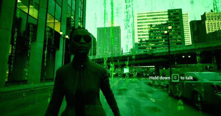 A demo for a video game based on "The Matrix" franchise had AI-powered non-playable characters realize they were code inside a simulation.