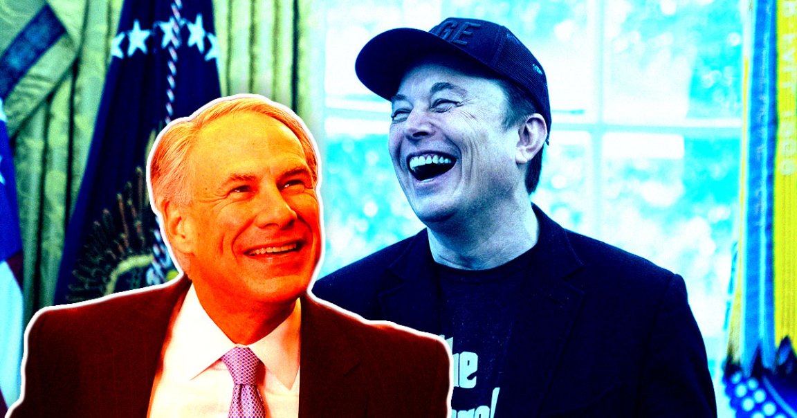 Texas governor Greg Abbott is seemingly terrified of having his communications with billionaire Elon Musk come to light.