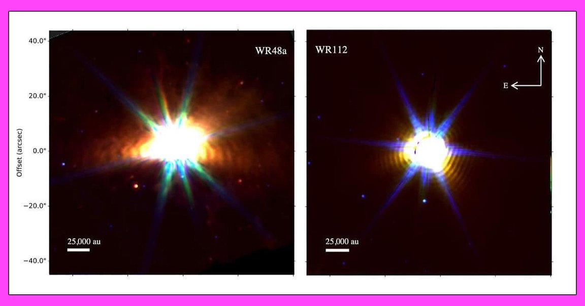 The James Webb Space Telescope has captured a rare glimpse at the gaseous "shrouds" that surround dying stars before they go supernova.
