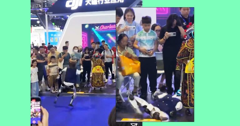 This robot's fun time on the dance floor quickly detoured into being a total, unmitigated catastrophe that it'll live with forever.