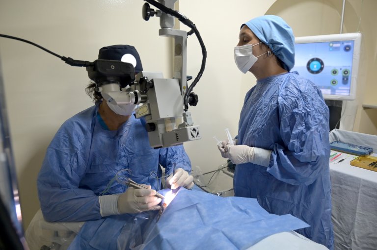 Researchers have come up with a potentially groundbreaking — and entirely laser-free — alternative to LASIK.