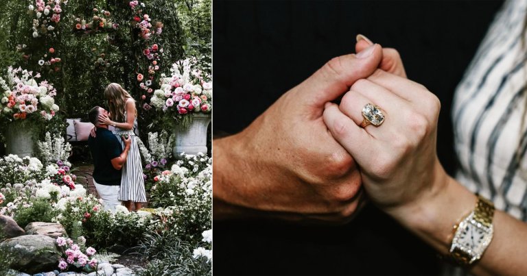 Travis Kelce just gave Taylor Swift an absolutely huge diamond engagement ring, and it's hard to parse whether it's natural or from a lab.