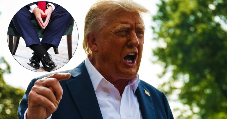 Donald Trump is finally taking on the media haters who keep clowning him for his cankles — though of course, he isn't mentioning the context.