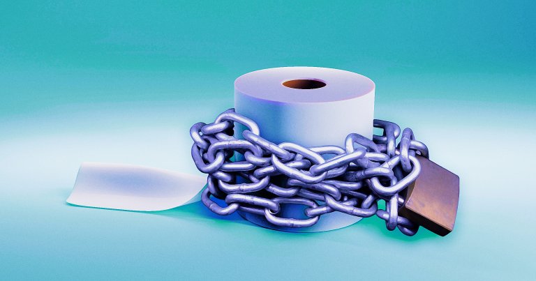 Social media video shows a toilet in China demanding a user watch an ad in order to receive a handful of bathroom tissue.