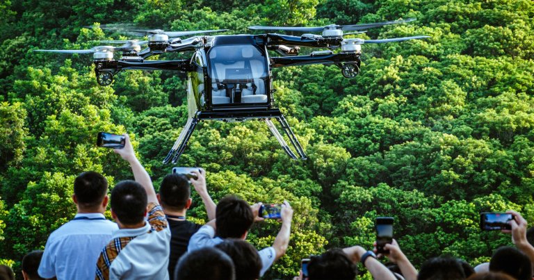 Two flying cars collided with each other during an airshow rehearsal in Changchun, a city in northeastern China.