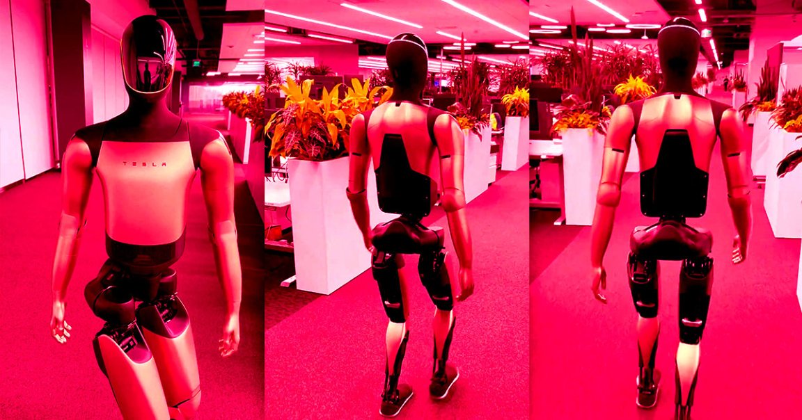 Tesla has a long way to go until it can successfully have AI-powered bipedal robots replace human jobs, according to a new video.
