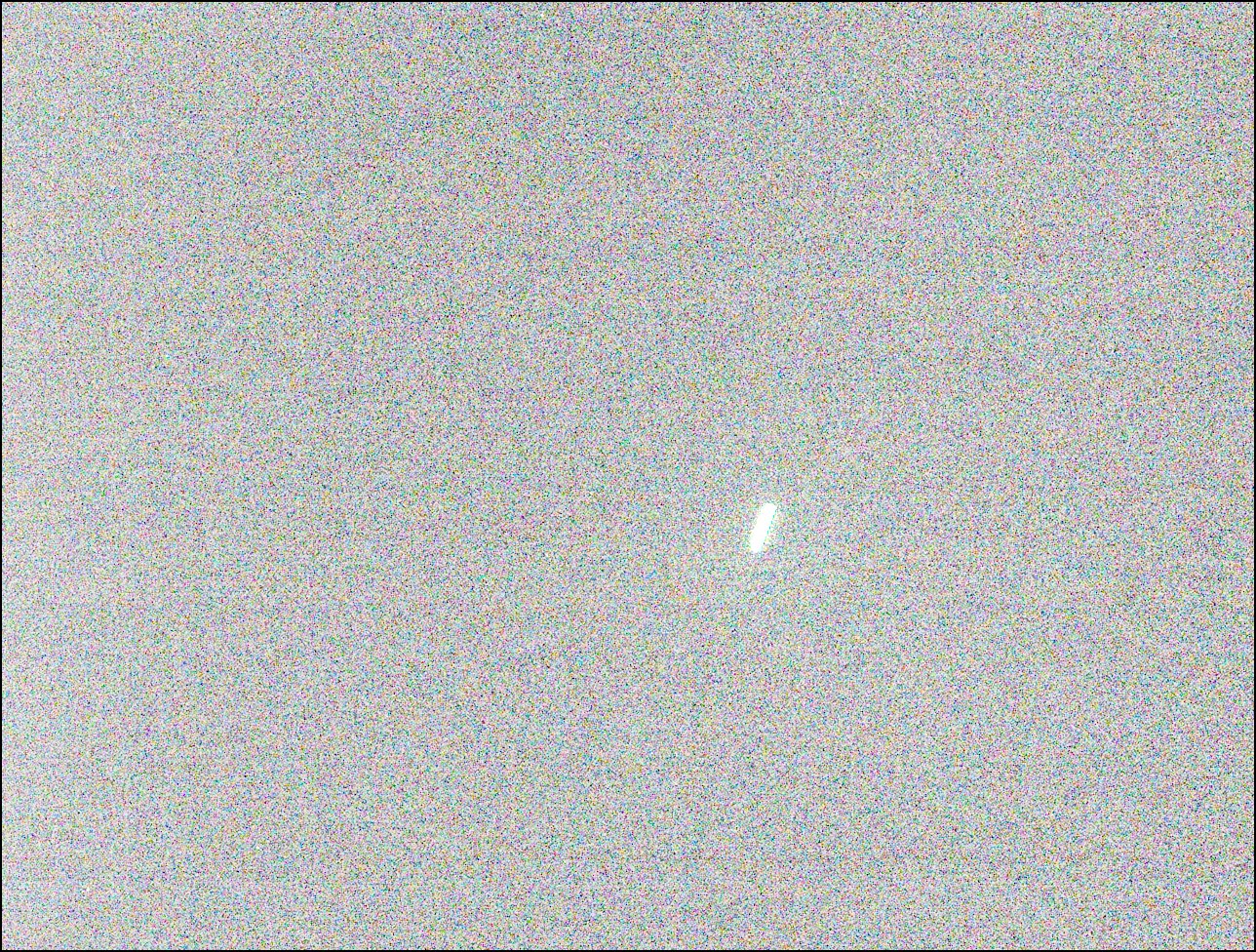 An image by NASA's Perseverance Mars rover that appears to show the interstellar object known as 3I/ATLAS.