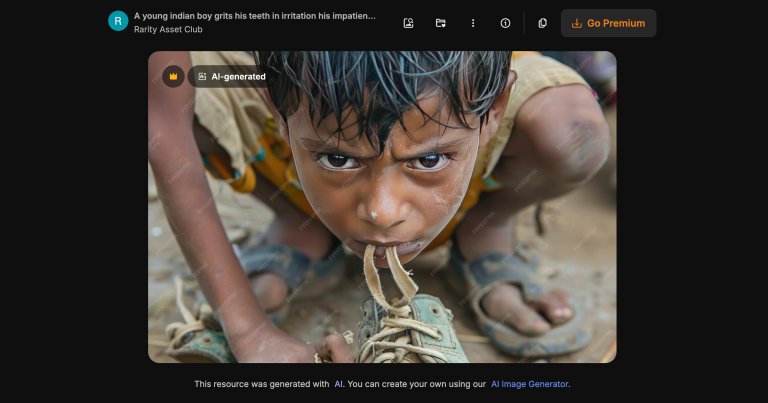The world's leading Non-government organizations are weaponizing AI to produce heavily racialized misery porn.