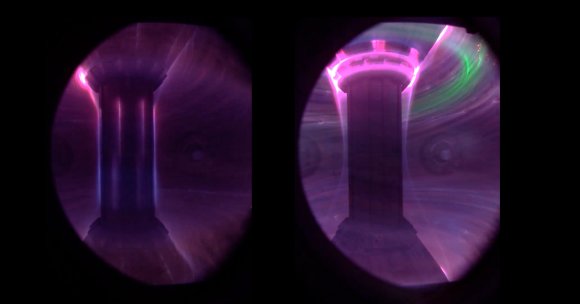 New footage from the British fusion firm Tokamak Energy shows unbelievably hot plasma imprisoned in a magnetic field.