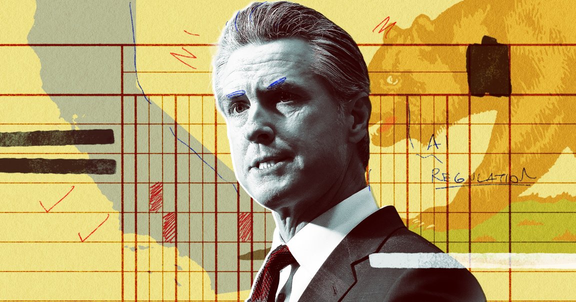 California Gov. Newsom says the new law fills the gap left without any federal AI legislation and is a step in the right direction.