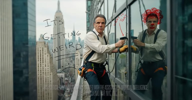 Disgraced former Governor and mayoral candidate Andrew Cuomo had his AI do various ostensibly New York jobs and everyone is laughing at him.