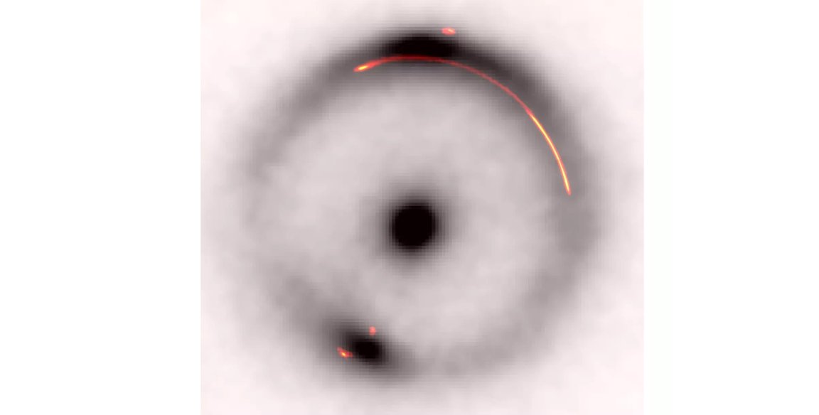 Astronomers have detected a mysterious dark object in the distant universe. It could be dark matter, or it could be something else.