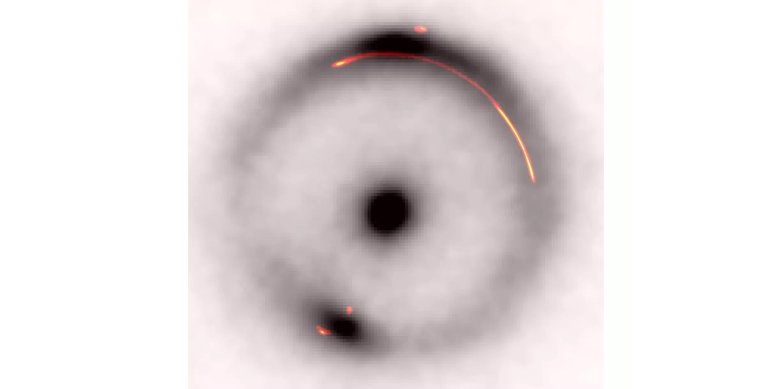 Astronomers have detected a mysterious dark object in the distant universe. It could be dark matter, or it could be something else.
