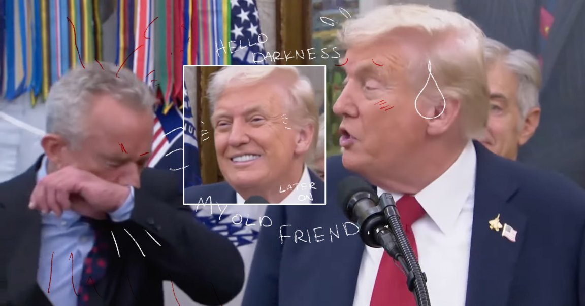 As Donald Trump held a meeting in the Oval Office to announce a Pfizer deal, his health secretary sneezed loudly.
