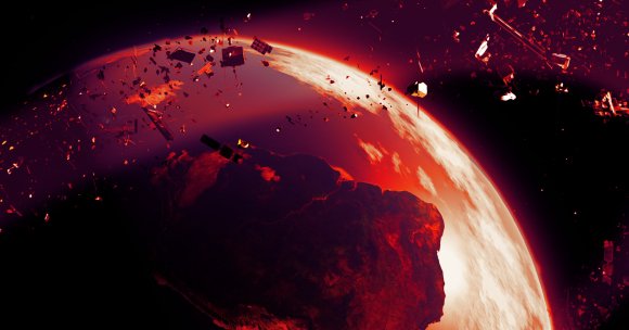 Space armor is described as a series of lightweight tiles which protect craft and astronauts against "all untrackable debris."