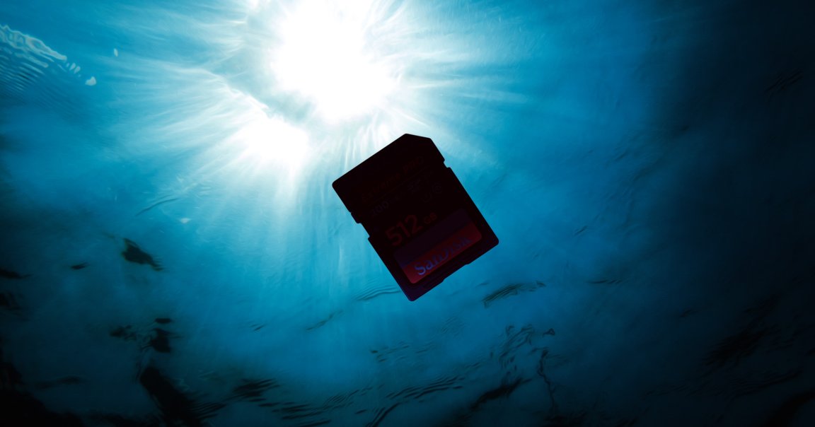 The SD card survived the implosion of the OceanGate submersible which went missing while diving to the Titanic shipwreck.
