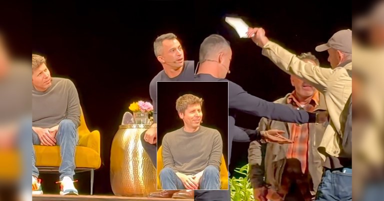 OpenAI CEO Sam Altman was unexpectedly served a subpoena while giving a live talk in San Francisco on Tuesday.