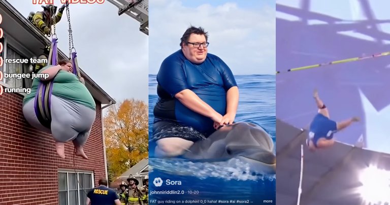 OpenAI's Sora 2 is helping users flood the internet with dehumanizing content of fat people in impossible scenarios.