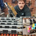 Man Builds Huge Battery Bank From 500 Disposable Vapes to Power His Entire House Man Builds Huge Battery Bank From 500 Disposable Vapes to Power His Entire House