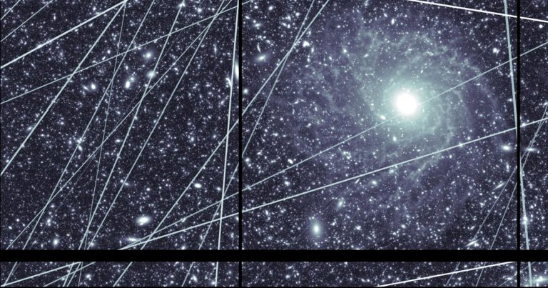 A new research paper finds that the amount of light pollution coming from satellites could ruin NASA's Hubble Space Telescope.