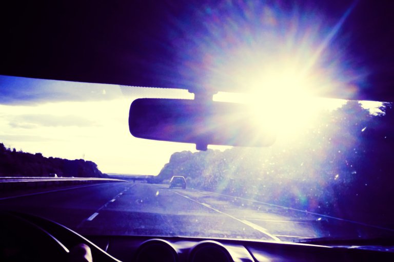 Tesla's Full Self-Driving software is still ironing out minor issues like being stun-locked by engilding rays of sunlight.