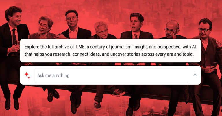 The website for Time magazine now features a big AI chatbox that can't be closed and won't go away, blocking even its main headlines.