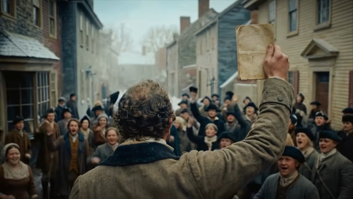 Darren Aronofsky signed a partnership for an almost entirely AI-generated drama series about the American Revolution. It's straight slop. 