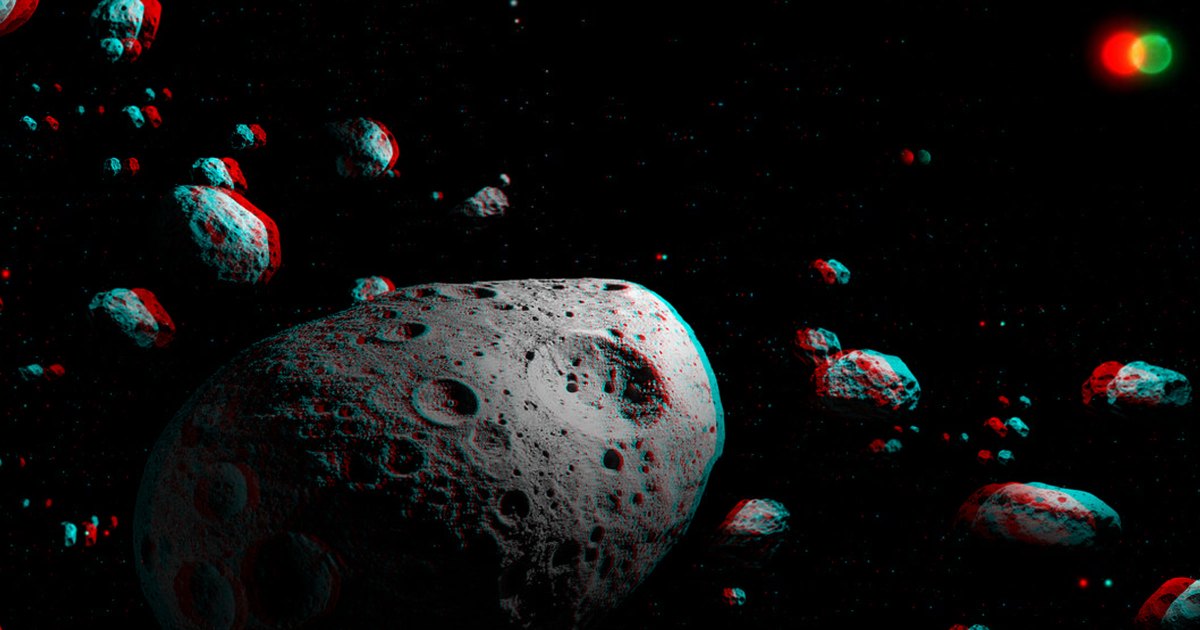 Asteroid Behaving Strangely