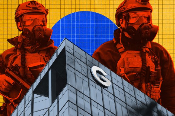 The company's head of security admitted that an ICE agent tried to force his way into a Google office in fall of 2025.