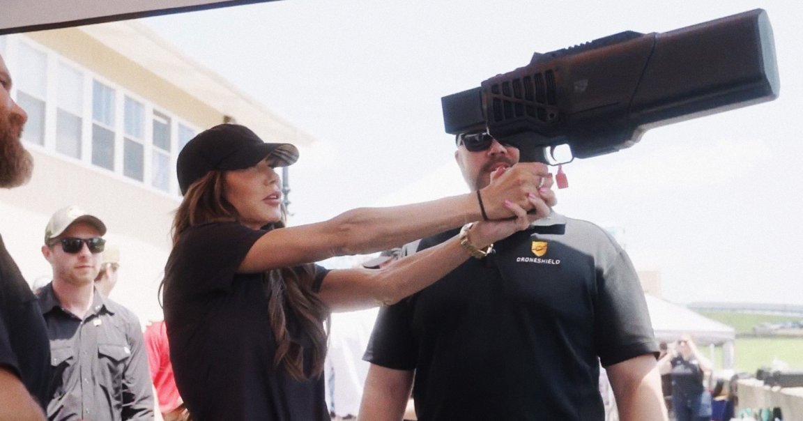 The Department of Homeland Security released a new video featuring something striking: an officer operating a Chinese drone.