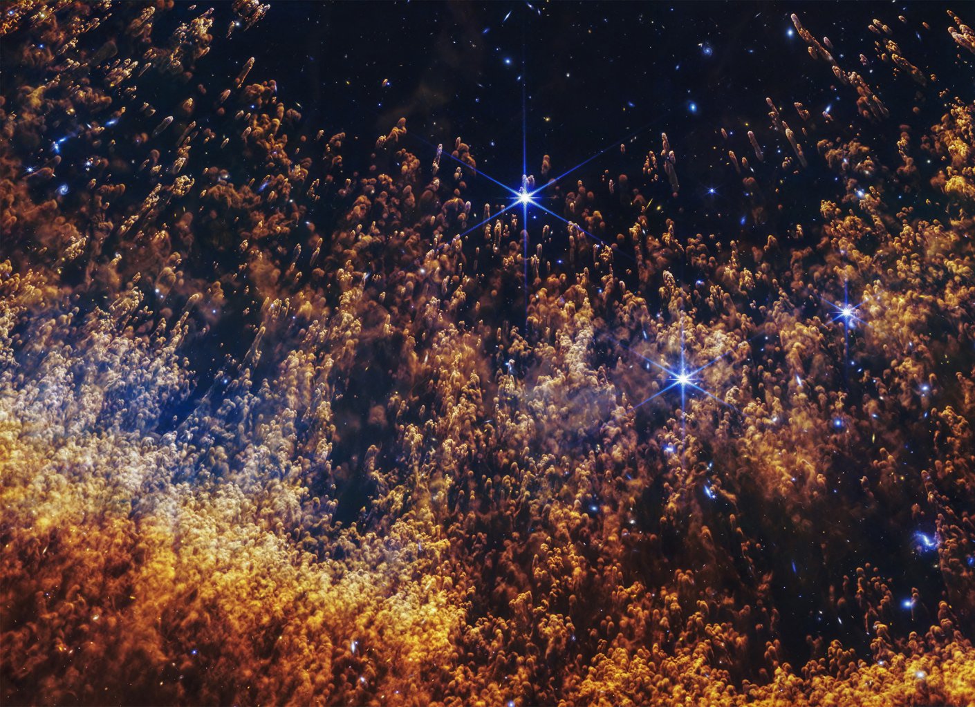 A stunning new image taken with the James Webb Space Telescope provides a closeup look a dying star and its irradiated remains.